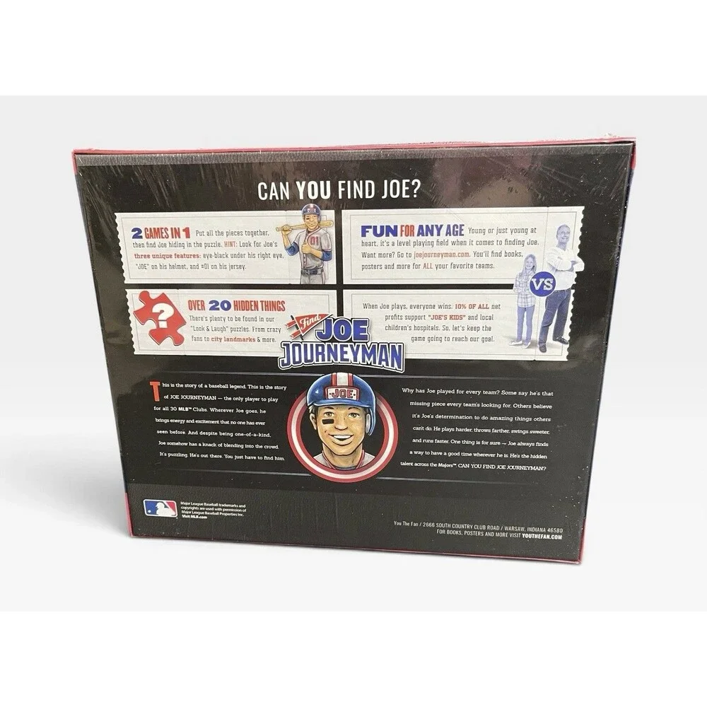 St Louis Cardinals 500 Piece Puzzle Search Puzzle Can You Find Joe NEW Sealed